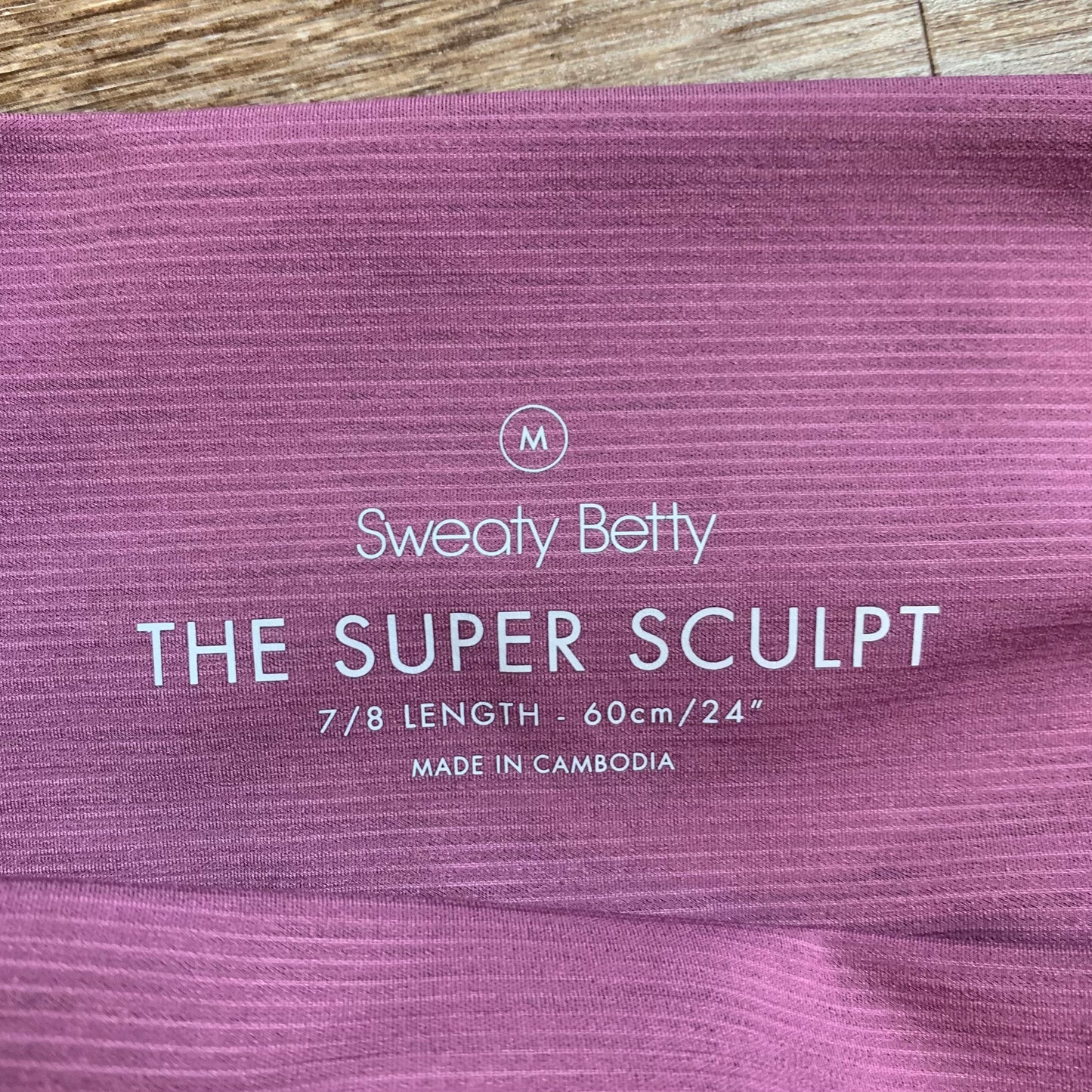 Sweaty Betty The Super Sculpt 7/8 Length Leggings Size Medium
