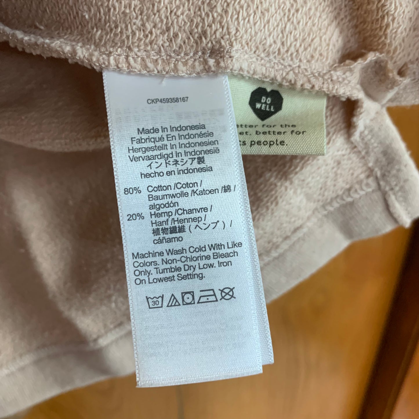 Madewell Women’s Cotton-Hemp Oversized Polo Sweatshirt Size Medium