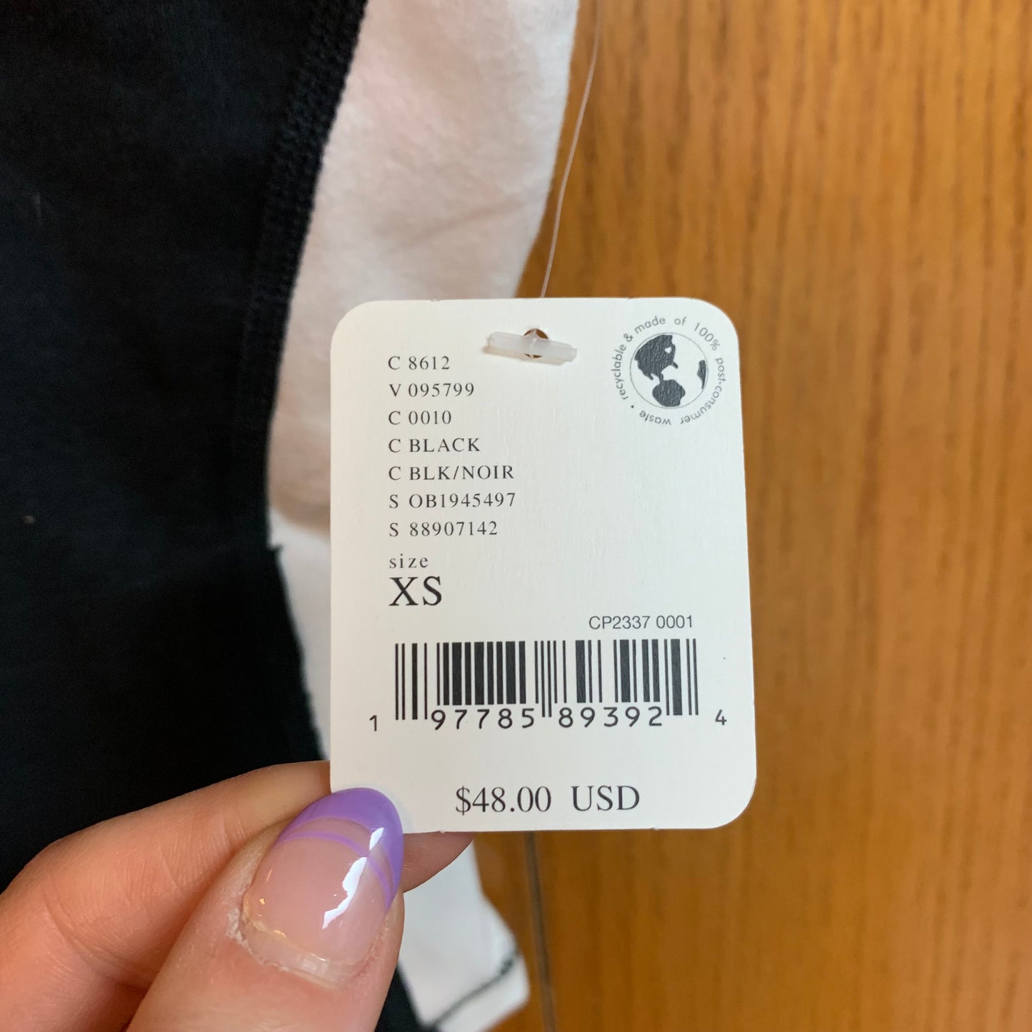 Free People Movement NWT Black and White Tanktop Size XS