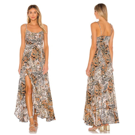 Intimately Free People Forever Yours Smocked Slip Dress Size Small