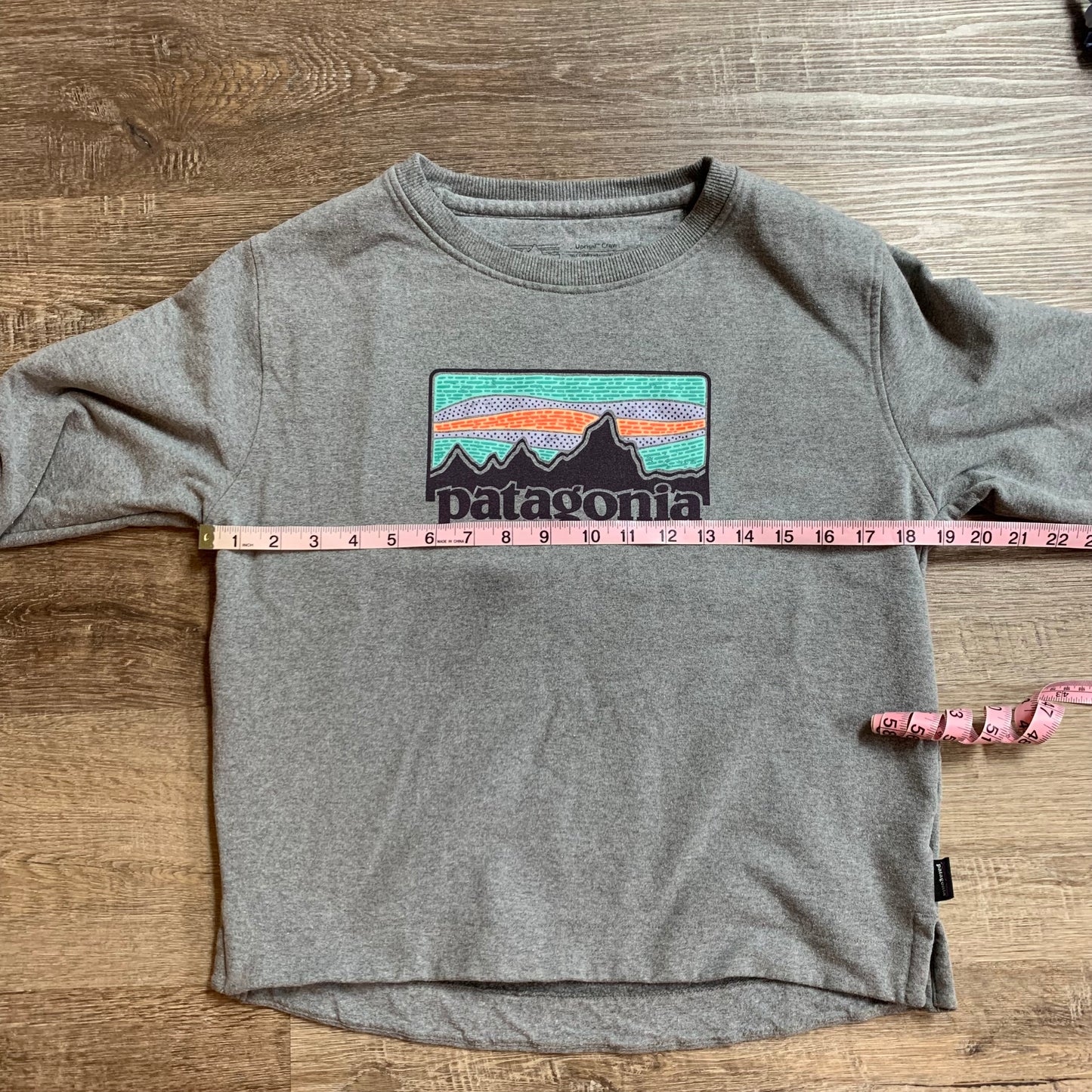Patagonia Uprisal Crewneck Gray Pullover Size Small