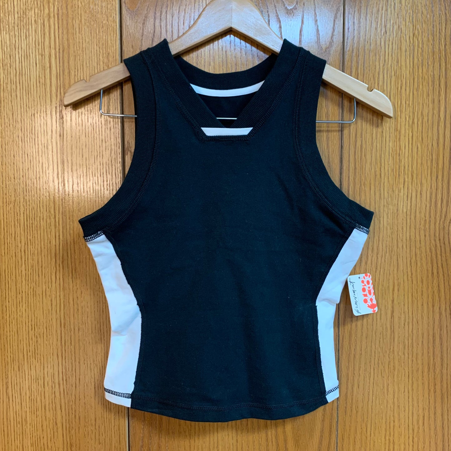 Free People Movement NWT Black and White Tanktop Size XS