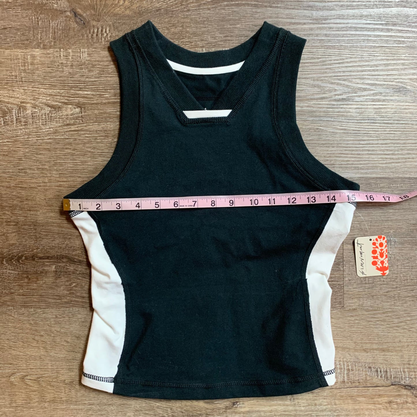 Free People Movement NWT Black and White Tanktop Size XS
