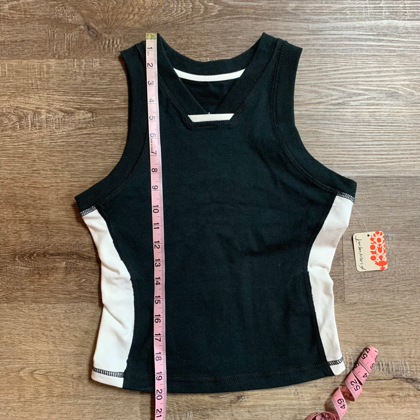 Free People Movement NWT Black and White Tanktop Size XS